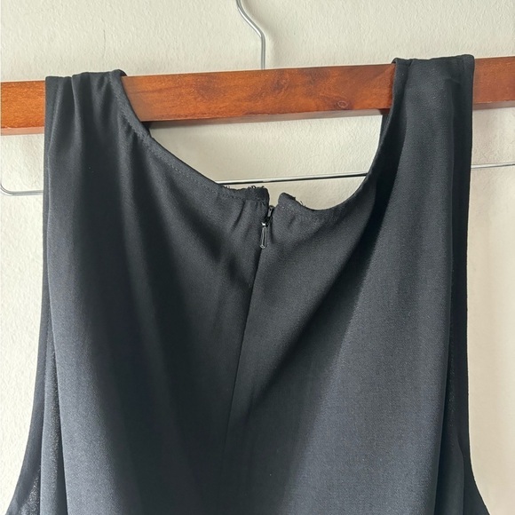 NWT Halogen black sleeveless romper size L - Picture 8 of 9